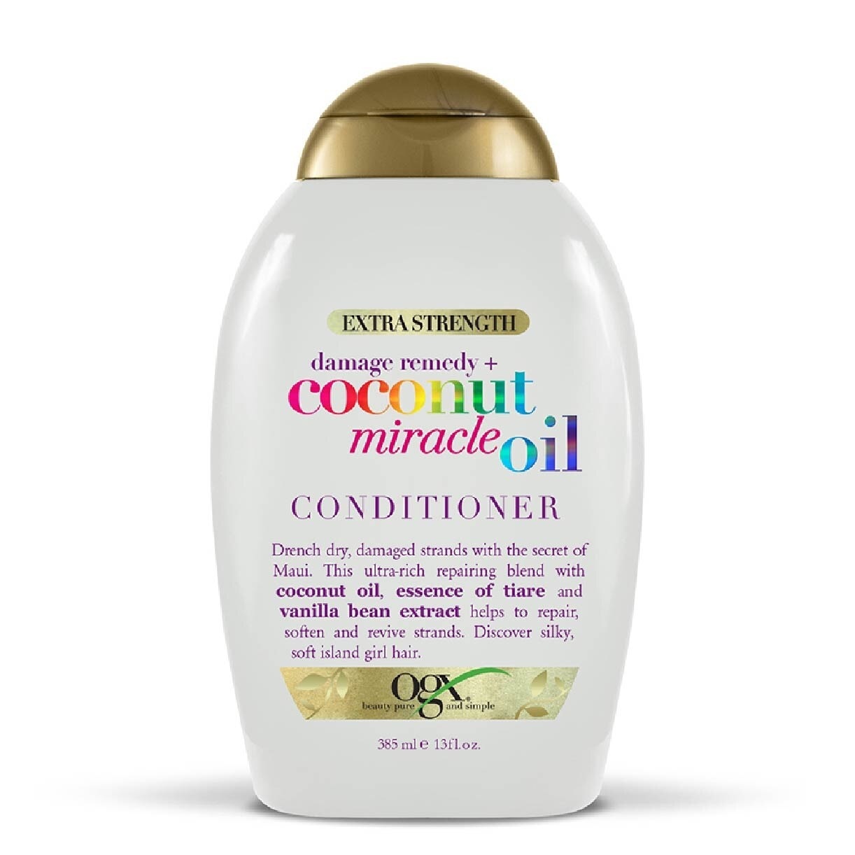 Damage Remedy + Coconut Miracle Oil Conditioner (Helps to Repair + Soften + Revive Hair Strands) 385ml