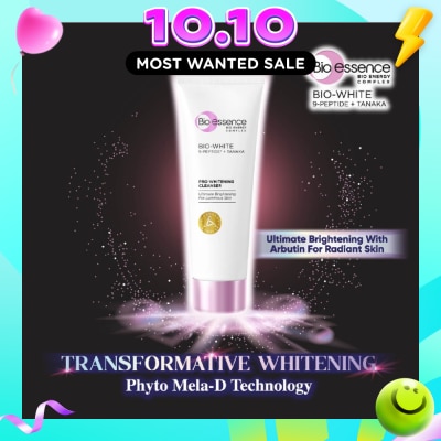 BIO ESSENCE Bio White Pro Whitening Cleanser (For Smoother + Brighter Skin) 100g image