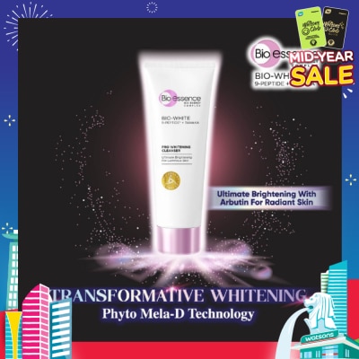 BIO ESSENCE Bio-White Pro Whitening Cleanser (For Smoother + Brighter Skin) 100g