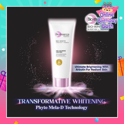 BIO ESSENCE Bio-White Pro Whitening Cleanser (For Smoother + Brighter Skin) 100g