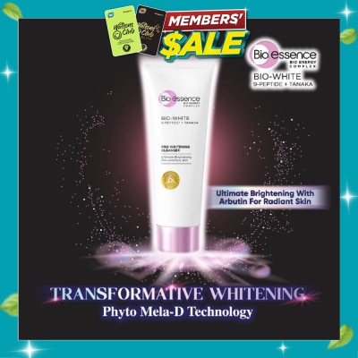 BIO ESSENCE Bio White Pro Whitening Cleanser (For Smoother + Brighter Skin) 100g image
