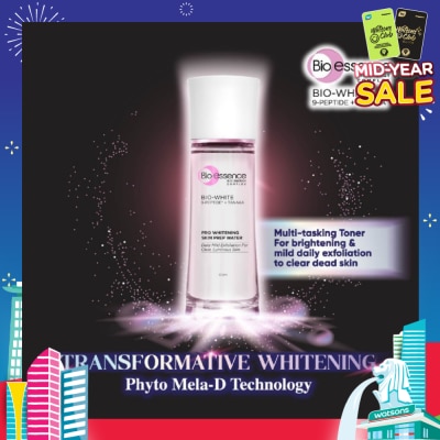 BIO ESSENCE Bio-White Pro Whitening Skin Prep Water (Helps Brightens & Moisturize Skin) 100ml