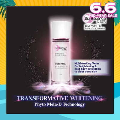 BIO ESSENCE Bio-White Pro Whitening Skin Prep Water (Helps Brightens & Moisturize Skin) 100ml