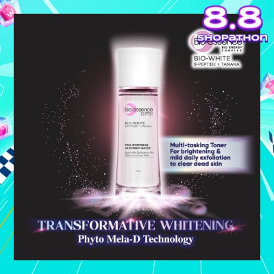 BIO ESSENCE Bio-White Pro Whitening Skin Prep Water (Helps Brightens & Moisturize Skin) 100ml