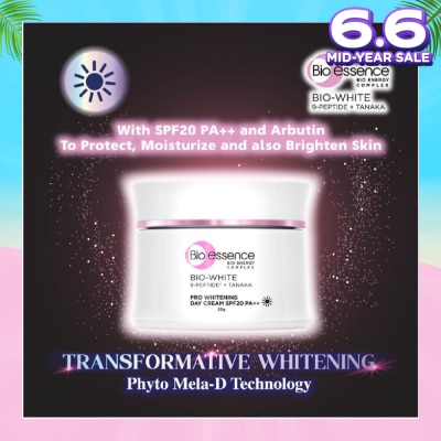 BIO ESSENCE Bio-White Pro Whitening Sunscreen SPF50 PA+++ (For More Even & Luminous Skin Tone) 40g