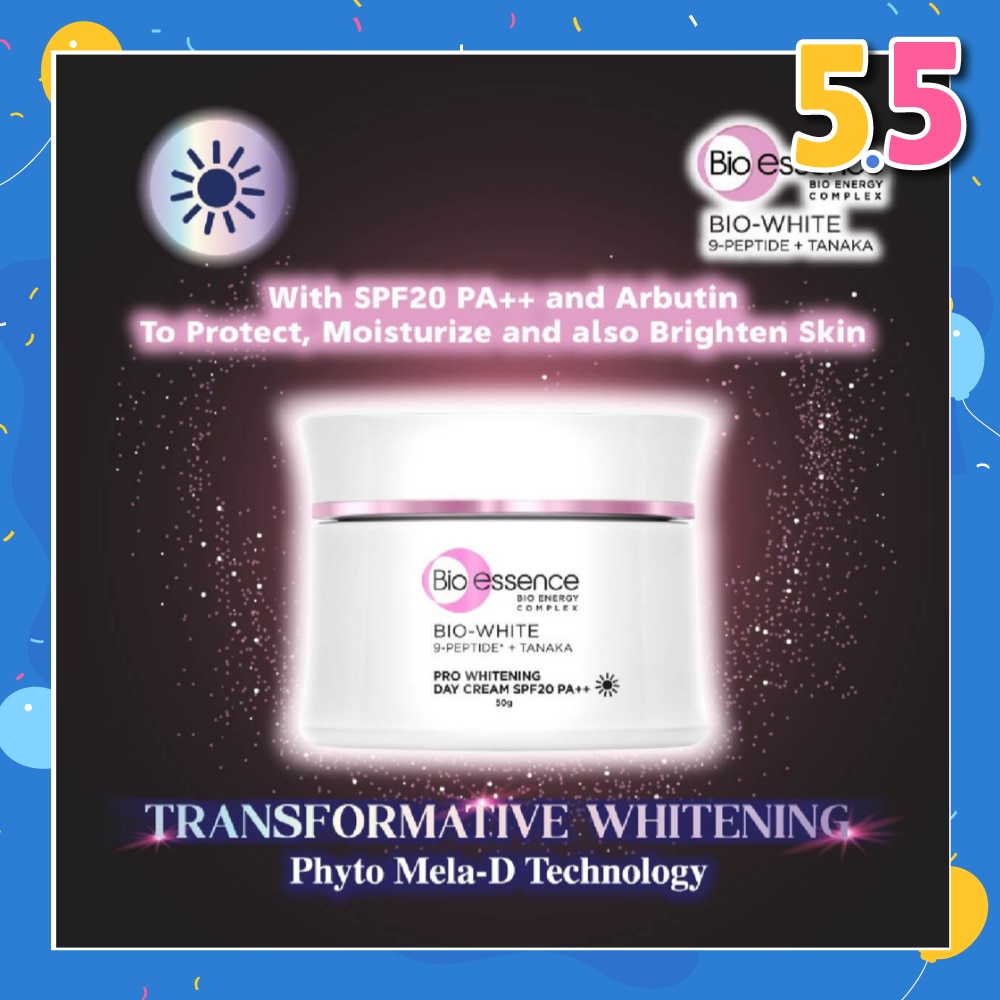 Bio-White Pro Whitening Sunscreen SPF50 PA+++ (For More Even & Luminous Skin Tone) 40g