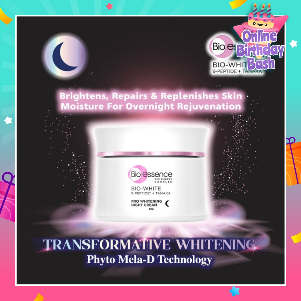 Bio-White Pro Whitening Night Cream (For More Even & Luminous Skin Tone) 50g