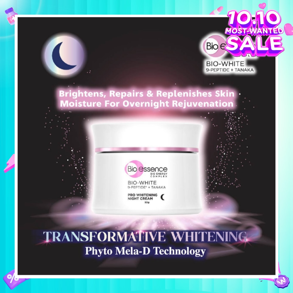 Bio-White Pro Whitening Night Cream (For More Even & Luminous Skin Tone) 50g