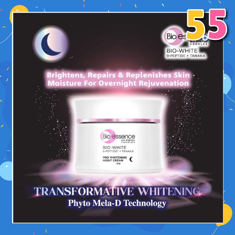 Bio-White Pro Whitening Night Cream (For More Even & Luminous Skin Tone) 50g