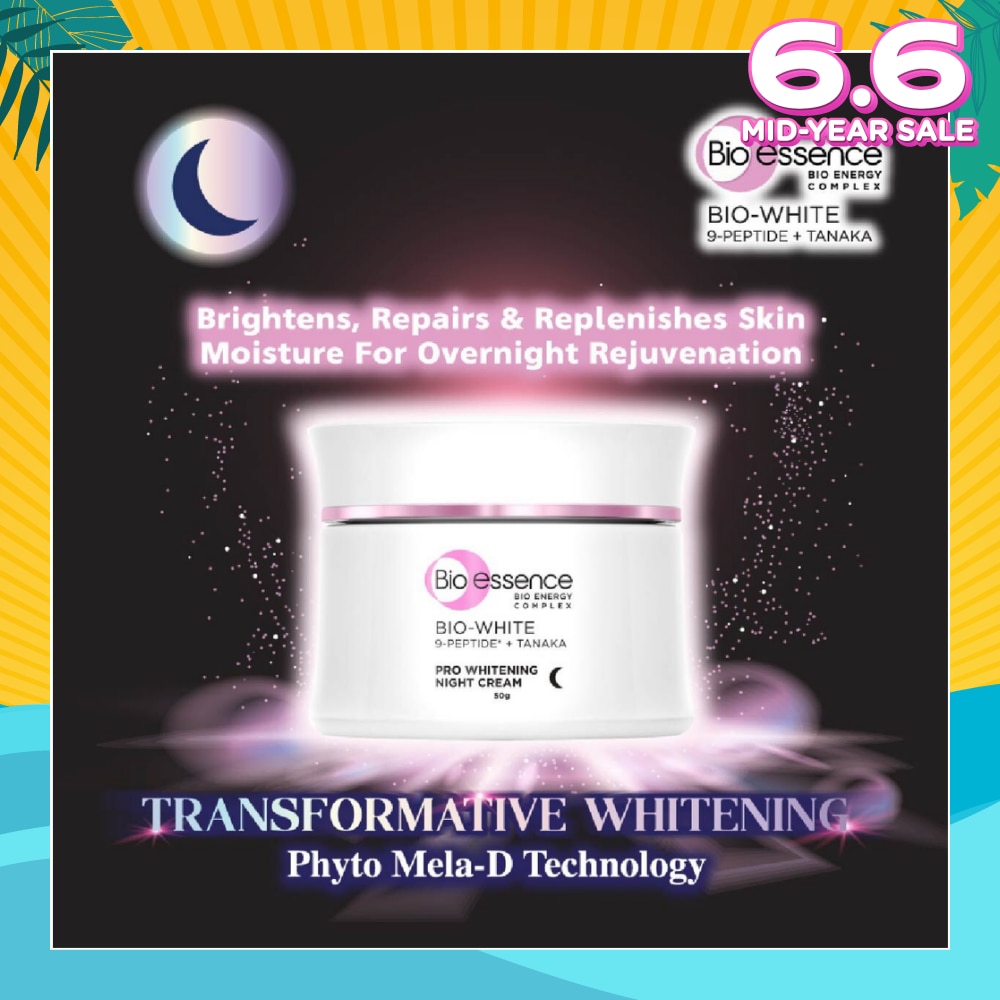 Bio-White Pro Whitening Night Cream (For More Even & Luminous Skin Tone) 50g