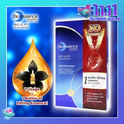 BIO ESSENCE Bio-Vlift Face Lifting Mask (Prevent Wrinkles + Nourish & Moisturise Skin) 4s