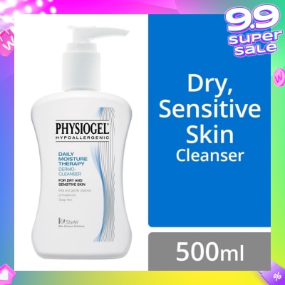 PHYSIOGEL Daily Moisture Therapy Dermo Cleanser (Dry Sensitive Skin) 500ml