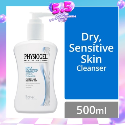 PHYSIOGEL - Daily Moisture Therapy Dermo Cleanser (Dry Sensitive Skin) 500ml