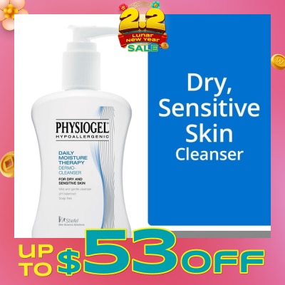 PHYSIOGEL Daily Moisture Therapy Dermo Cleanser (Dry Sensitive Skin) 500ml