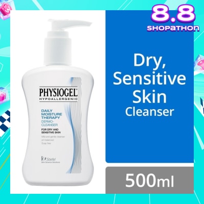 PHYSIOGEL Daily Moisture Therapy Dermo Cleanser (Dry Sensitive Skin) 500ml