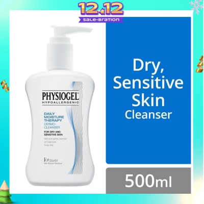 PHYSIOGEL Daily Moisture Therapy Dermo Cleanser (Dry Sensitive Skin) 500ml
