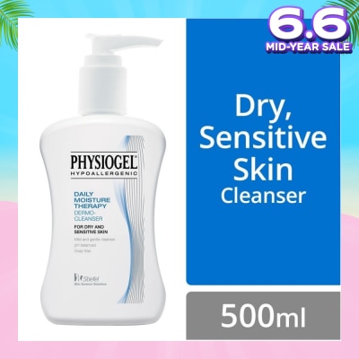 PHYSIOGEL Daily Moisture Therapy Dermo Cleanser (Dry Sensitive Skin) 500ml