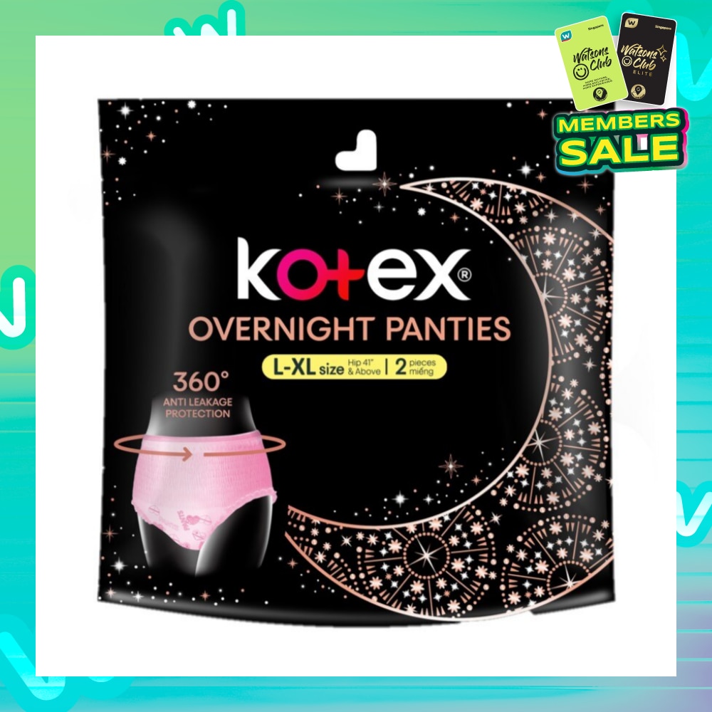 Overnight Panties Sleepwell size L-XL (Now In Upsized Pack With 360 Anti-Leakage Protection) 2s