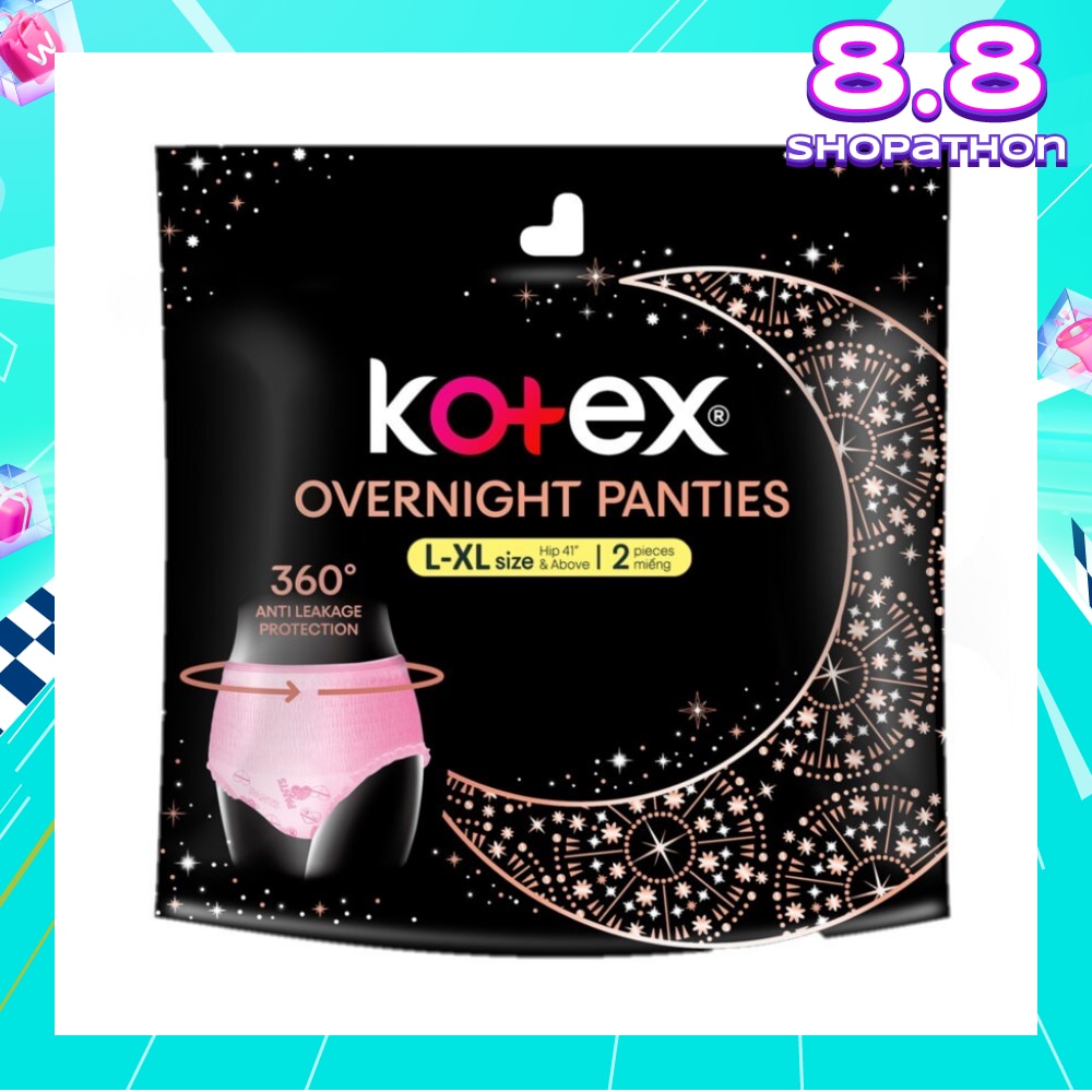 Overnight Panties Sleepwell size L-XL (Now In Upsized Pack With 360 Anti-Leakage Protection) 2s