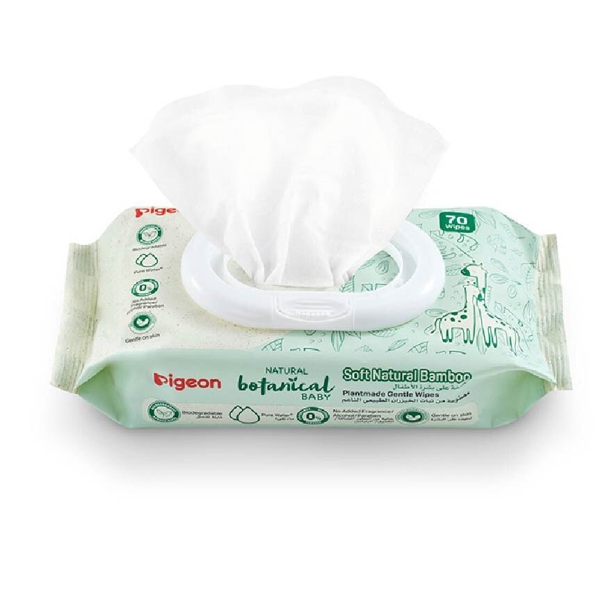 Natural Botanical Baby Wipes (Delicately Cleanse Our Babies Skin From Top To Toe) 70s