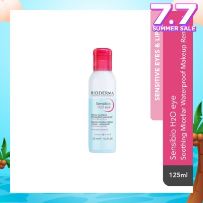BIODERMA Sensibio H2O Eye Soothing Biphase Non-rinse Micellar Eye and Lip Makeup Remover (Sensitive Skin, Eyes and Lips) 125ml