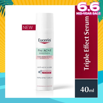 EUCERIN ProACNE Solution Triple Effect Serum (Beat Blemishes + Post-Acne Marks) 40ml