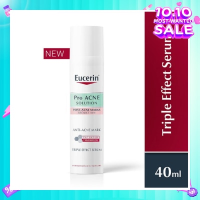 EUCERIN ProACNE Solution Triple Effect Serum (Beat Blemishes + Post-Acne Marks) 40ml