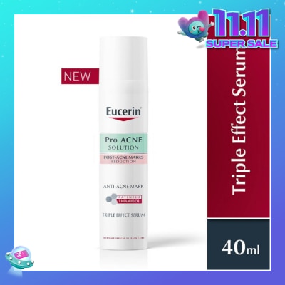 EUCERIN ProACNE Solution Triple Effect Serum (Beat Blemishes + Post-Acne Marks) 40ml