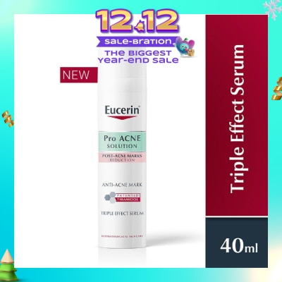 EUCERIN ProACNE Solution Triple Effect Serum (Beat Blemishes + Post-Acne Marks) 40ml