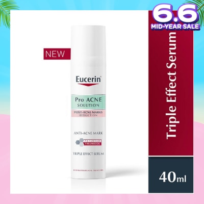 EUCERIN ProACNE Solution Triple Effect Serum (Beat Blemishes + Post-Acne Marks) 40ml