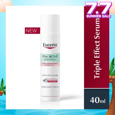 EUCERIN ProACNE Solution Triple Effect Serum (Beat Blemishes + Post-Acne Marks) 40ml
