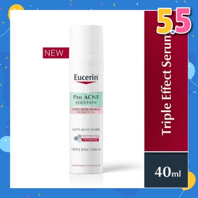 EUCERIN ProACNE Solution Triple Effect Serum (Beat Blemishes + Post-Acne Marks) 40ml