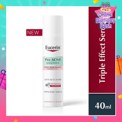 EUCERIN ProACNE Solution Triple Effect Serum (Beat Blemishes + Post-Acne Marks) 40ml