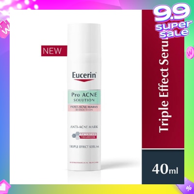 EUCERIN ProACNE Solution Triple Effect Serum (Beat Blemishes + Post-Acne Marks) 40ml