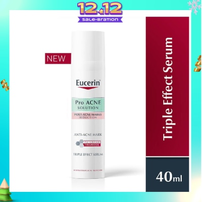 EUCERIN ProACNE Solution Triple Effect Serum (Beat Blemishes + Post-Acne Marks) 40ml