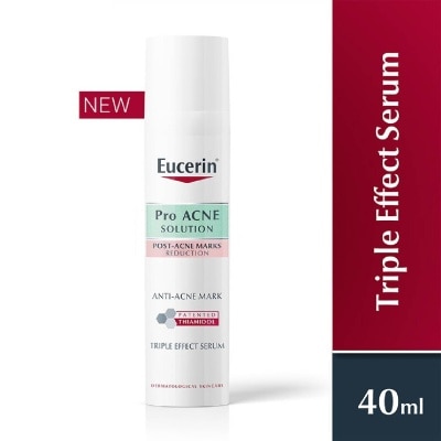 EUCERIN ProACNE Solution Triple Effect Serum (Beat Blemishes + Post-Acne Marks) 40ml