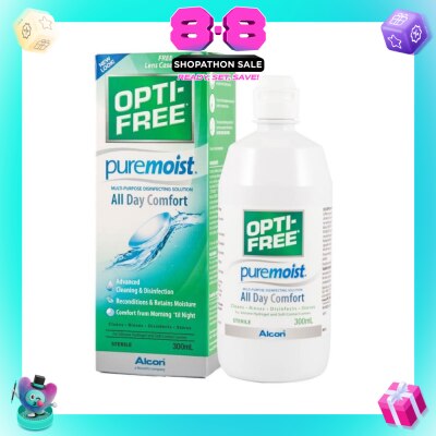 OPTI FREE - Pure Moist MultiPurpose Disinfecting Solution 300ml