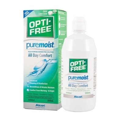 OPTI FREE Pure Moist MultiPurpose Disinfecting Solution 300ml