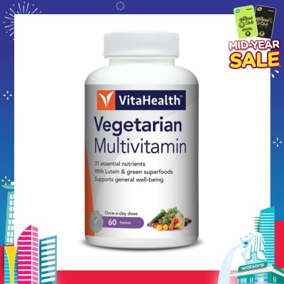 VITAHEALTH Vegetarian Multivitamin Tablets 60s