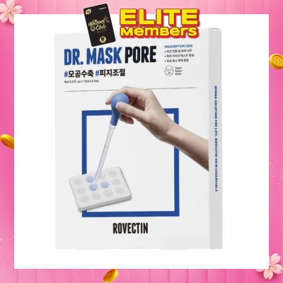 ROVECTIN Skin Essentials Mask Pore (Tighten Pores + Control Sebum) 5s&nbsp;(Expiry: Aug`2026)