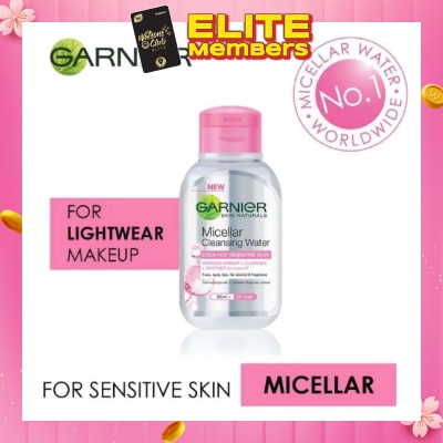 GARNIER Skin Naturals Micellar Facial Cleansing Water Pink (For Sensitive Skin) 50ml