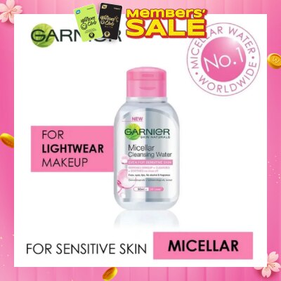 GARNIER Skin Naturals Micellar Facial Cleansing Water Pink (For Sensitive Skin) 50ml