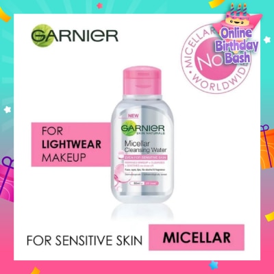 GARNIER Skin Naturals Micellar Facial Cleansing Water Pink (For Sensitive Skin) 50ml