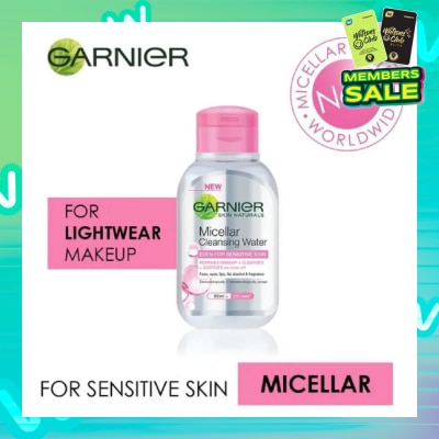 GARNIER Skin Naturals Micellar Facial Cleansing Water Pink (For Sensitive Skin) 50ml