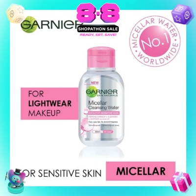 GARNIER - Skin Naturals Micellar Facial Cleansing Water Pink (For Sensitive Skin) 50ml