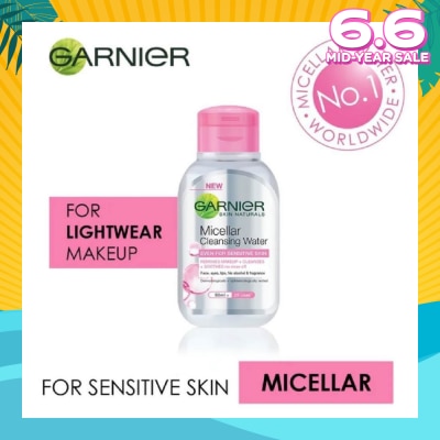GARNIER Skin Naturals Micellar Facial Cleansing Water Pink (For Sensitive Skin) 50ml