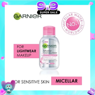 GARNIER - Skin Naturals Micellar Facial Cleansing Water Pink (For Sensitive Skin) 50ml image