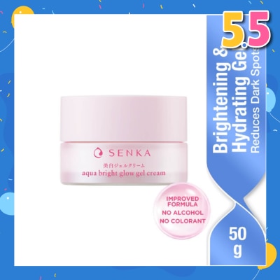 SENKA Aqua Bright Glow Gel Cream 50g