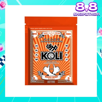 KOLI Muscle Injury Pain Plaster (Relief Aching Muscles And Backaches) 5s
