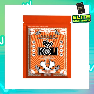 KOLI Muscle Injury Pain Plaster (Relief Aching Muscles And Backaches) 5s